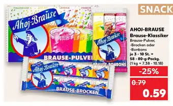 Kaufland Ahoj-Brause Brause-Klassiker Brause-Pulver, -Brocken oder -Bonbons je 3- 10 St Angebot