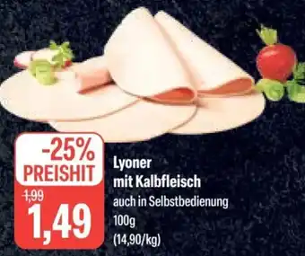 Feneberg Lyoner mit Kalbfleisch 100 g Angebot