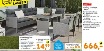 Globus Baumarkt TrendLine Dining Lounge ,,Rom" Angebot