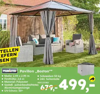 Globus Baumarkt PRIMASTER Pavillon „Boston" Angebot