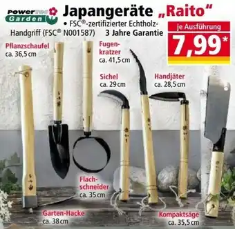 Norma Powertec Garden Japangeräte ,,Raito" Angebot