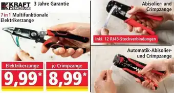 Norma KRAFT WERKZEUGE 7 in 1 Multifunktionale Elektrikerzange Angebot