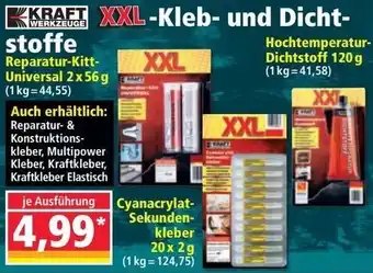 Norma Kraft Werkzeuge XXL Kleb und Dichtstoffe Angebot