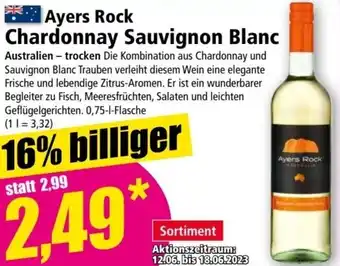 Norma Ayers Rock Chardonnay Sauvignon Blanc 0,75 L Flasche Angebot