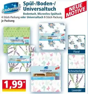 Norma Saubermax Spül-/Boden-/ Universaltuch Angebot