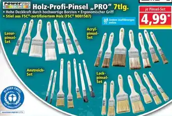 Norma PowerTec COLOR Holz-Profi-Pinsel ,,PRO" 7tlg. Angebot