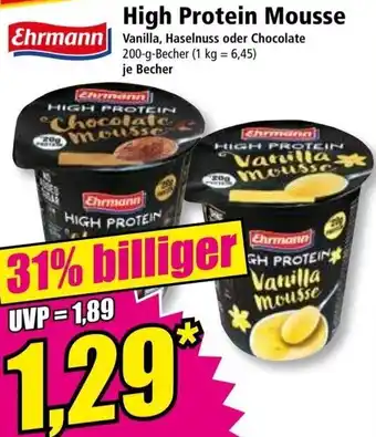 Norma Ehrmann High Protein Mousse 200-g-Becher Angebot