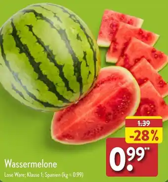 Aldi Nord Wassermelone Angebot