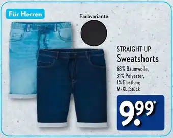 Aldi Nord STRAIGHT UP Sweatshorts Angebot