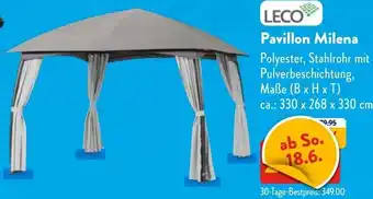 Aldi Nord LECO Pavillon Milena Angebot