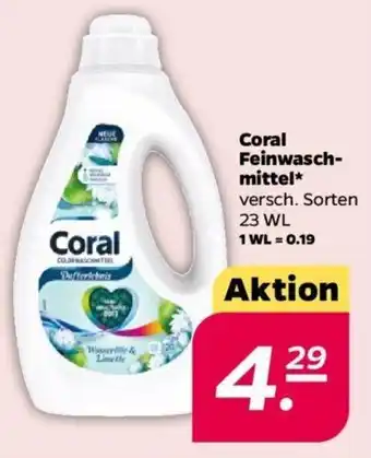 NETTO Coral Feinwaschmittel 23 WL Angebot