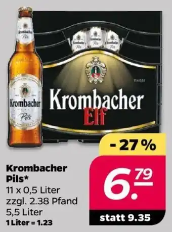 NETTO Krombacher Pils* 11 x 0,5 Liter Angebot