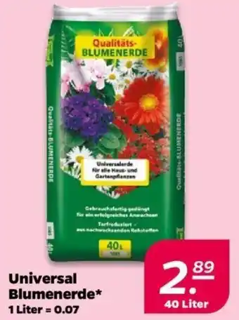 NETTO Universal Blumenerde* 40 Liter Angebot