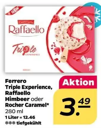 NETTO Ferrero Triple Experience, Raffaello Himbeer oder Rocher Caramel* 280 ml Angebot