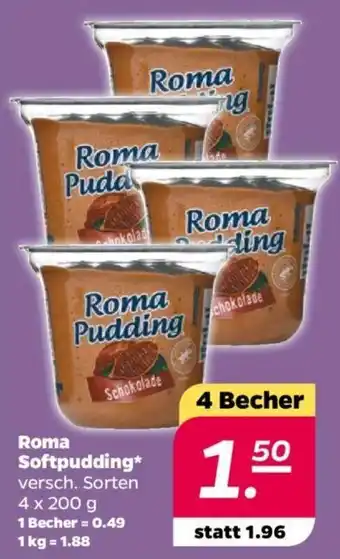 NETTO Roma Softpudding 4 x 200 g Angebot