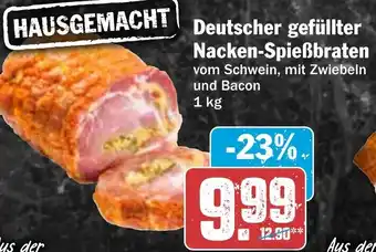 Hit Deutscher gefüllter Nacken-Spießbraten 1 kg Angebot