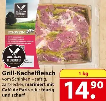 Famila Nord Ost QUALITÄTS FLEISCHEREI Grill-Kachelfleisch 1 kg Angebot