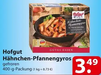 Famila Nord Ost Hofgut Hähnchen-Pfannengyros 400 g Packung Angebot