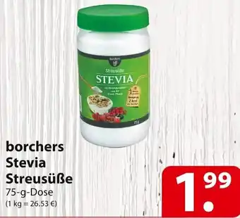 Famila Nord Ost borchers Stevia Streusüße 75-g-Dose Angebot