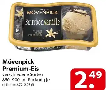 Famila Nord Ost Mövenpick Premium-Eis 850-900-ml-Packung Angebot