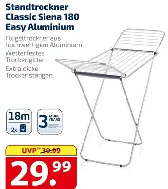 Famila Nord Ost Leifheit Standtrockner Classic Siena 180 Easy Aluminium Angebot