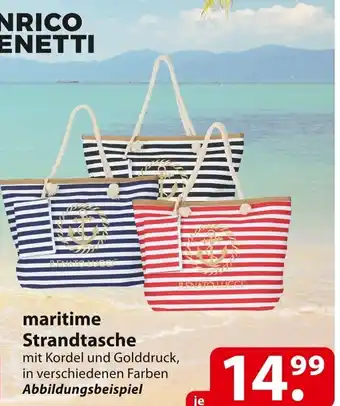 Famila Nord Ost ENRICO BENETTI maritime Strandtasche Angebot