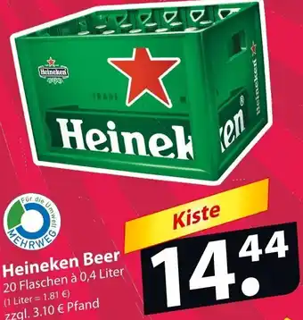 Famila Nord Ost Heineken Beer 20x0,4 Liter Angebot