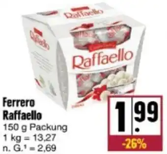 nah & gut Ferrero Raffaello 150 g Packung Angebot