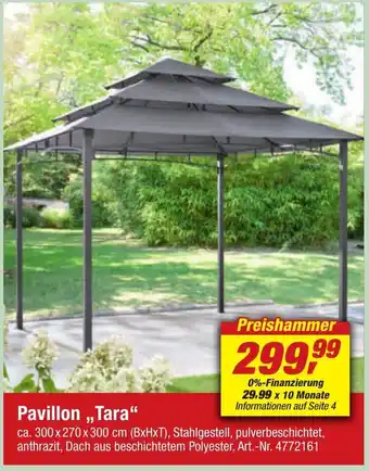 toom Baumarkt Pavillon ,,Tara" Angebot