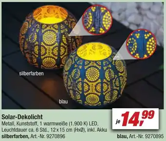 toom Baumarkt Solar-Dekolicht Angebot