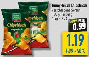 diska funny-frisch Chipsfrisch 150 g Packung Angebot