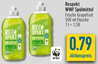 diska Respekt WWF Spülmittel 500 ml Flasche Angebot