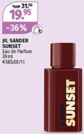 Müller JIL SANDER SUNSET Eau de Parfum 30 ml Angebot