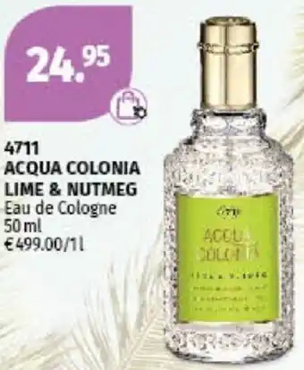 Müller 4711 ACQUA COLONIA LIME & NUTMEG Eau de Cologne 50 ml Angebot