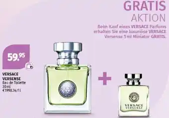 Müller VERSACE VERSENSE Eau de Toilette 30ml Angebot