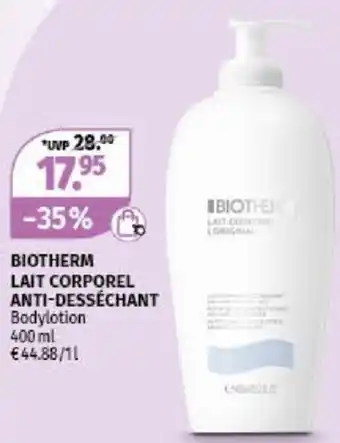 Müller BIOTHERM LAIT CORPOREL ANTI-DESSÉCHANT Bodylotion 400 ml Angebot