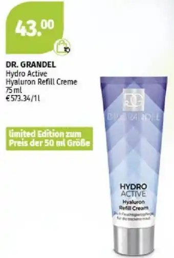 Müller DR. GRANDEL Hydro Active Hyaluron Refill Creme 75 ml Angebot