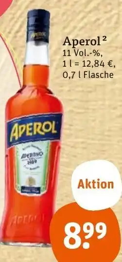 tegut Aperol 0,7 L Flasche Angebot