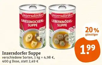 tegut Inzersdorfer Suppe 400 g Dose Angebot