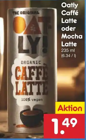 Netto Marken-Discount Oatly Caffé Latte oder Mocha Latte 235ml Angebot