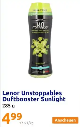 Action Lenor Unstoppables Duftbooster Sunlight 285 g Angebot