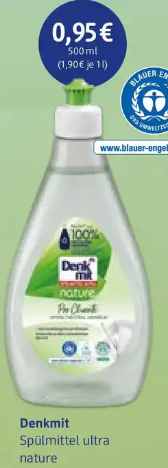 dm drogerie Denkmit Spülmittel ultra nature 500 ml Angebot