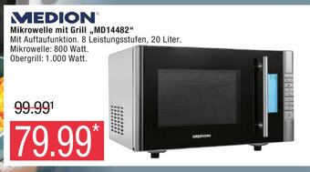 Marktkauf MEDION Mikrowelle mit Grill ,,MD14482" Angebot