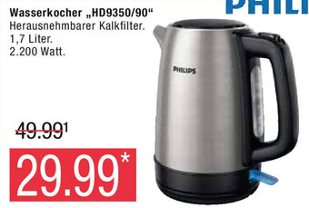 Marktkauf PHILIPS Wasserkocher ,,HD9350/90" Angebot