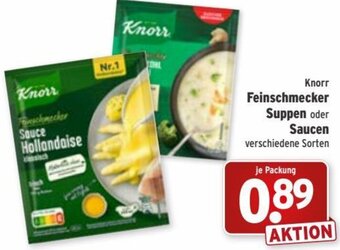 Wasgau Knorr Feinschmecker Suppen oder Saucen Angebot