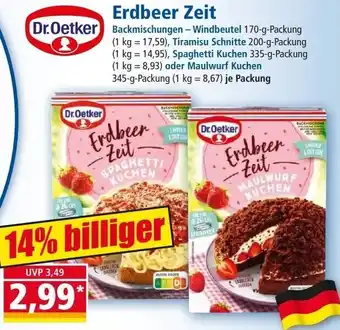 Norma Dr. Oetker Erdbeer -Zeit Angebot