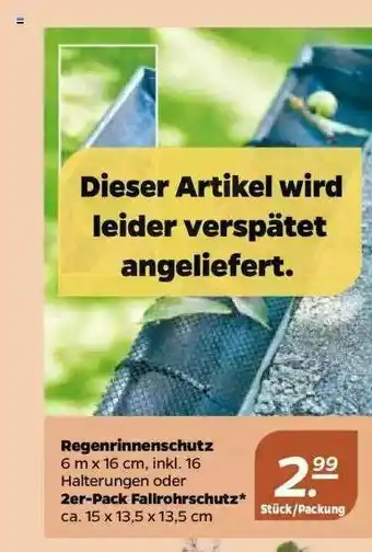 NETTO Regenrinenschutz Oder 2er Pack Fallrohrschutz Angebot