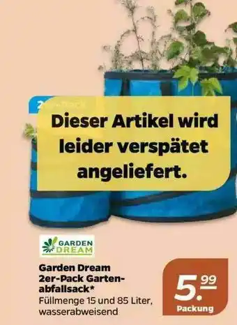 NETTO Garden Dream 2er Pack Garten Abfallsack Angebot