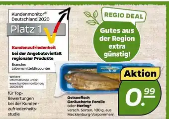 NETTO Ostseefisch Geräucherte Forelle Oder Hering Angebot