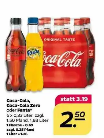 NETTO Coc-cola, Coca-cola Zero Oder Fanta Angebot